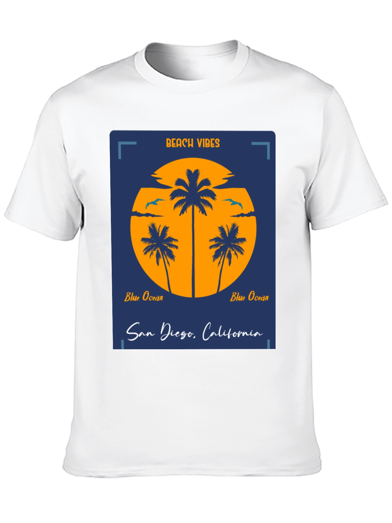 Beach Vibes San Diego Graphic Tee