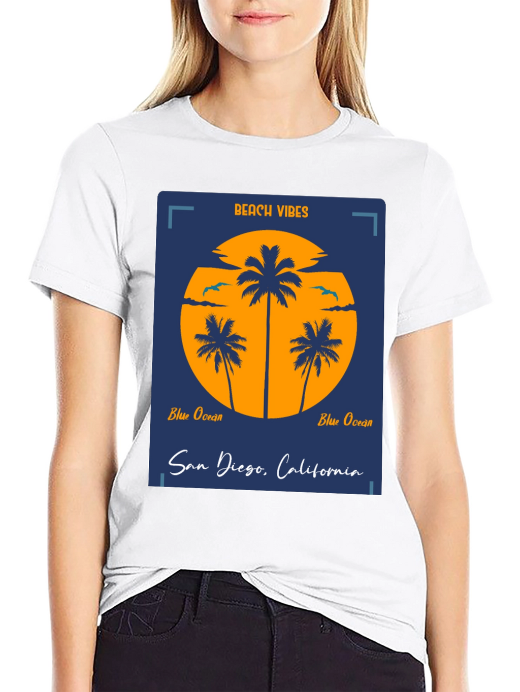 Beach Vibes San Diego Graphic Tee