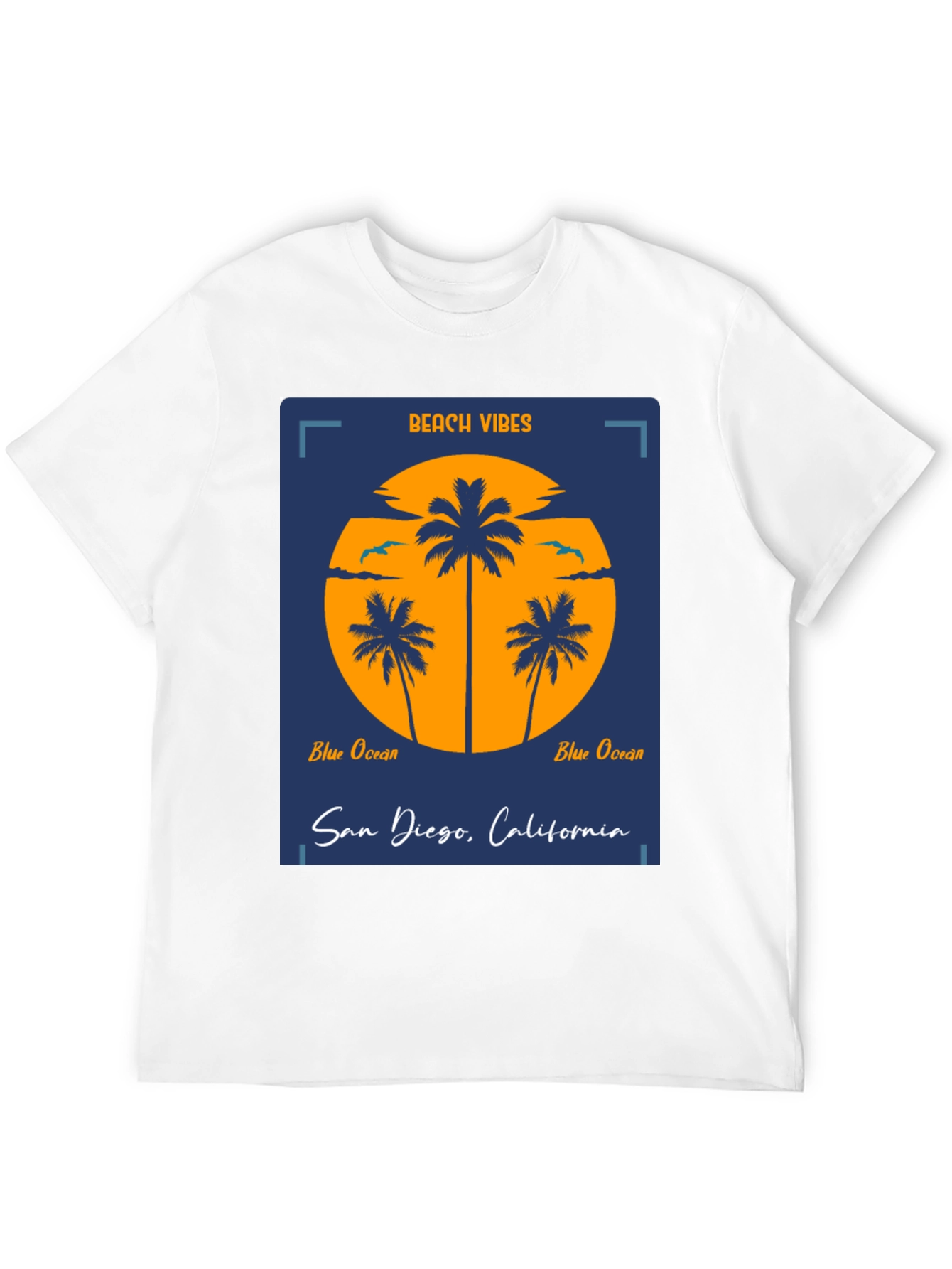 Beach Vibes San Diego Graphic Tee