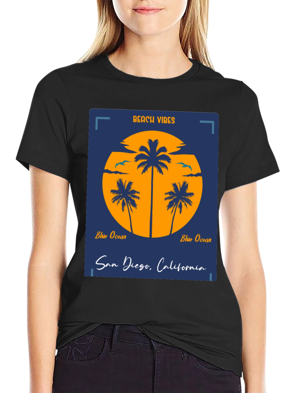 Beach Vibes San Diego Graphic Tee