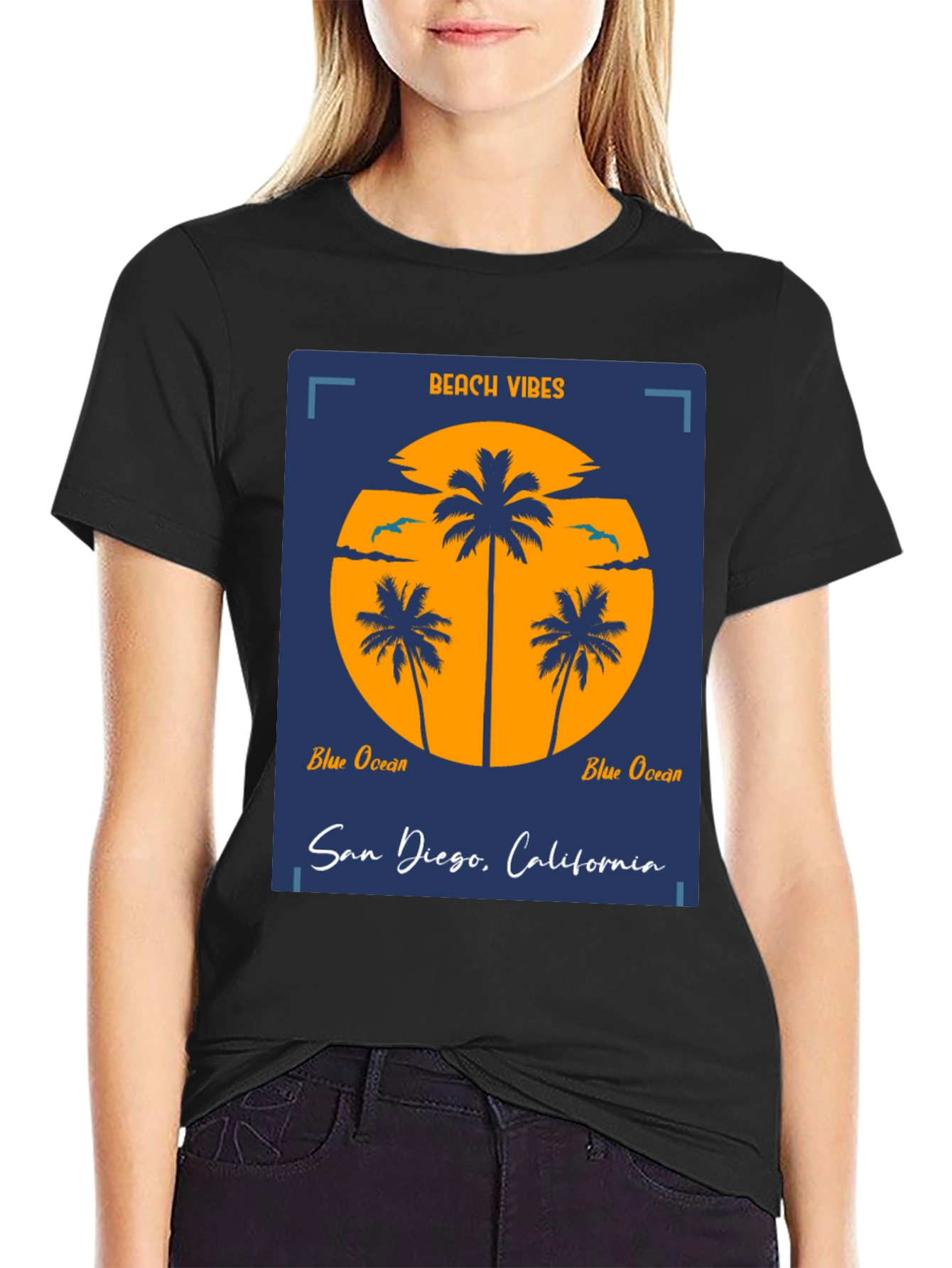 Beach Vibes San Diego Graphic Tee