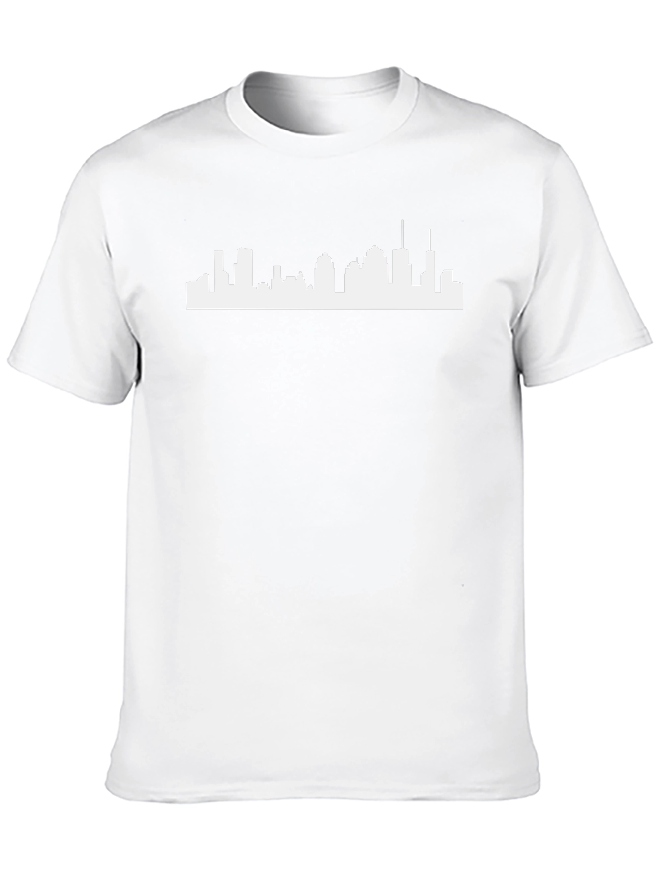 City Skyline Graphic Tee - Mens Black T-Shirt