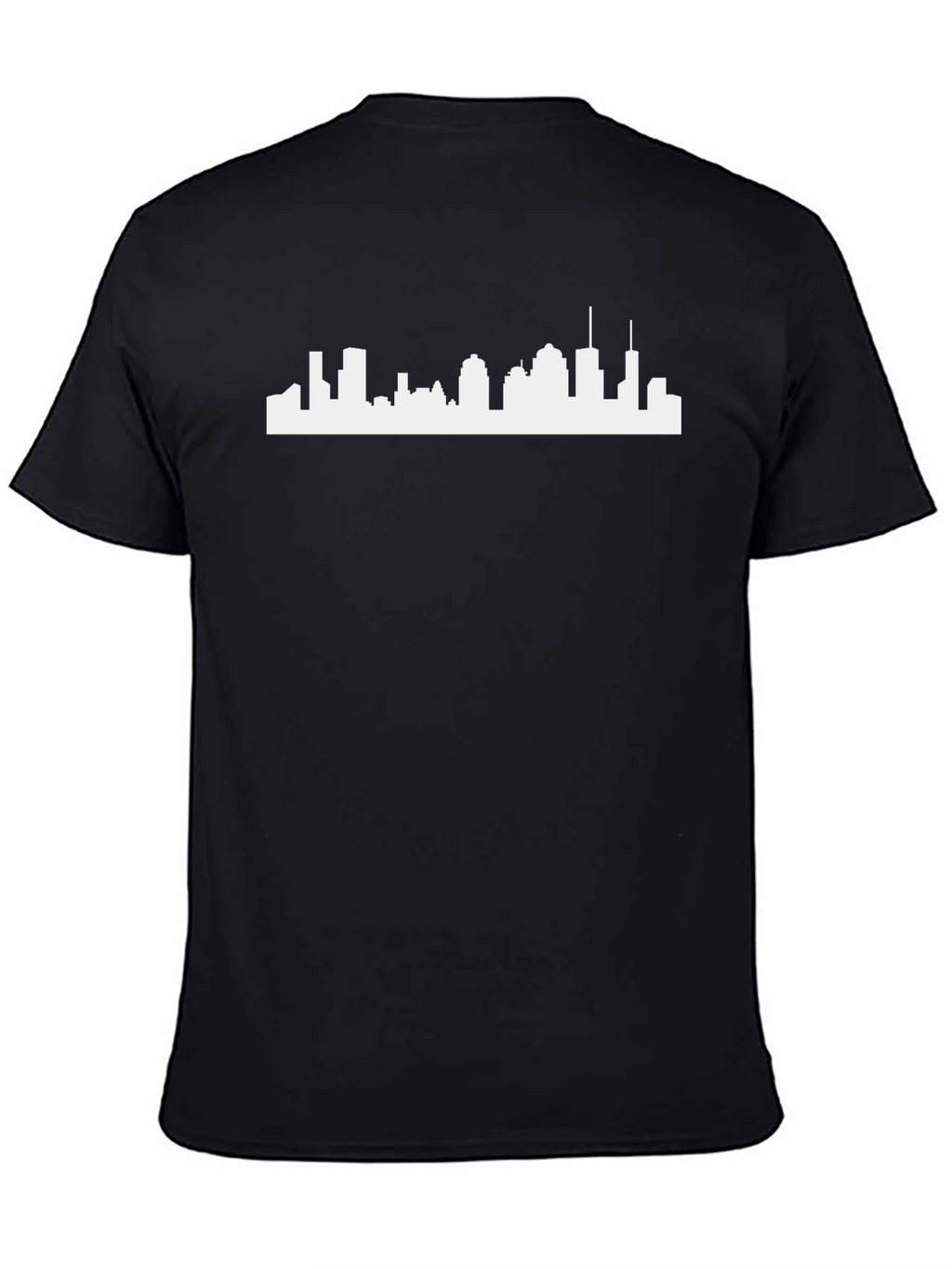 City Skyline Graphic Tee - Mens Black T-Shirt