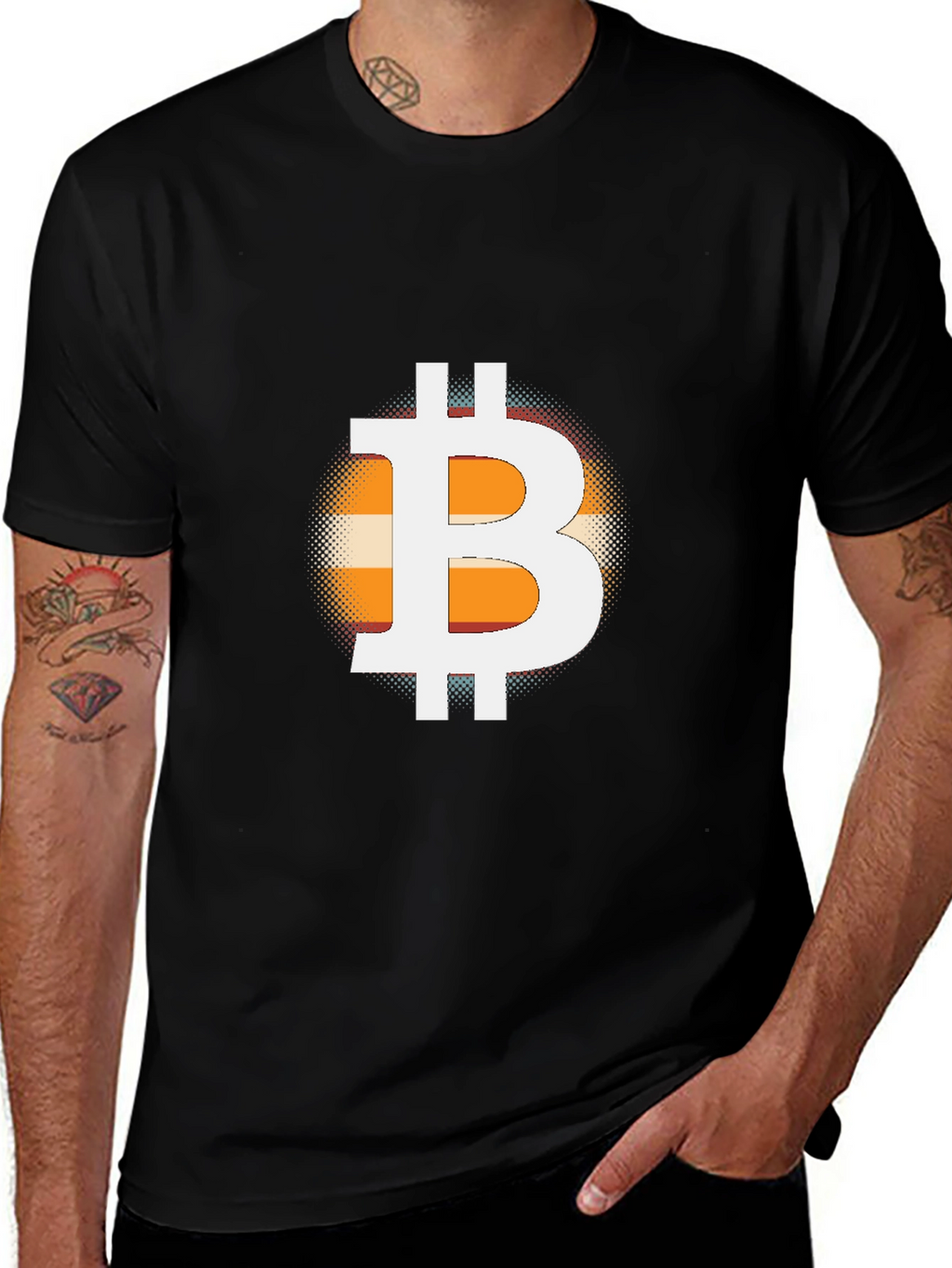 Bitcoin Flag T-Shirt - Crypto Tee