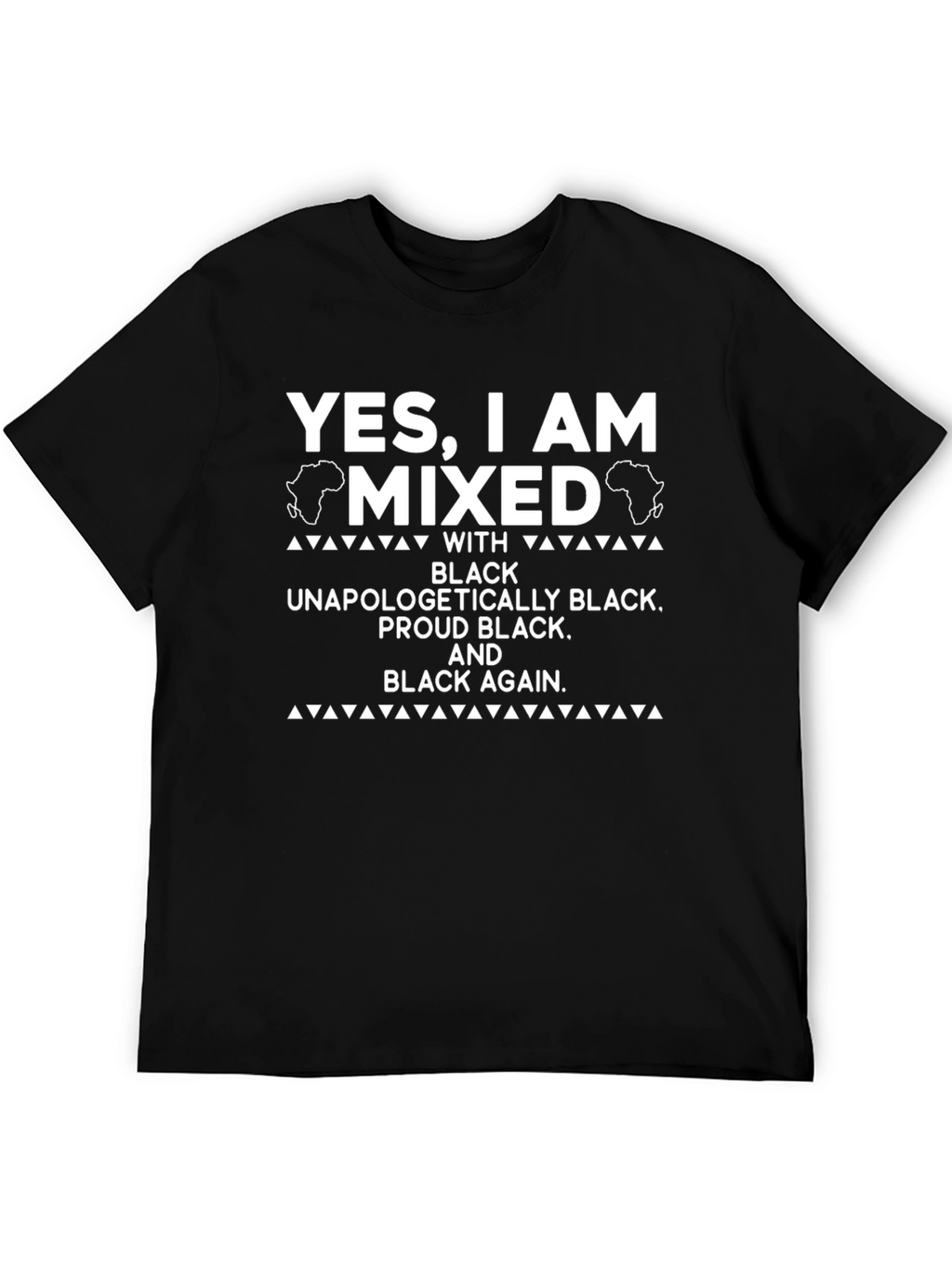 Mixed Black Pride T-Shirt - Unapologetically Black