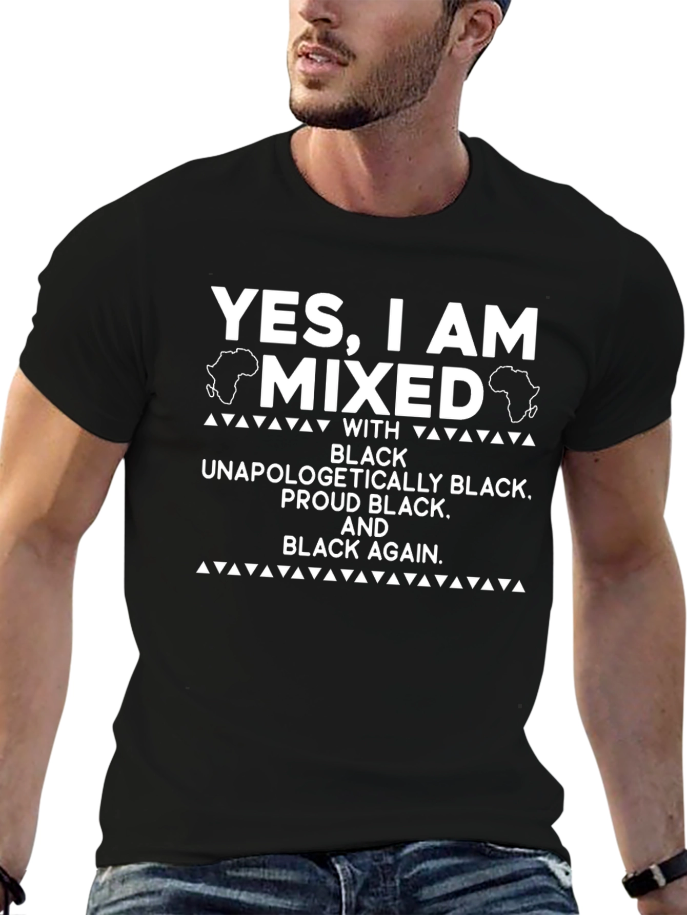 Mixed Black Pride T-Shirt - Unapologetically Black