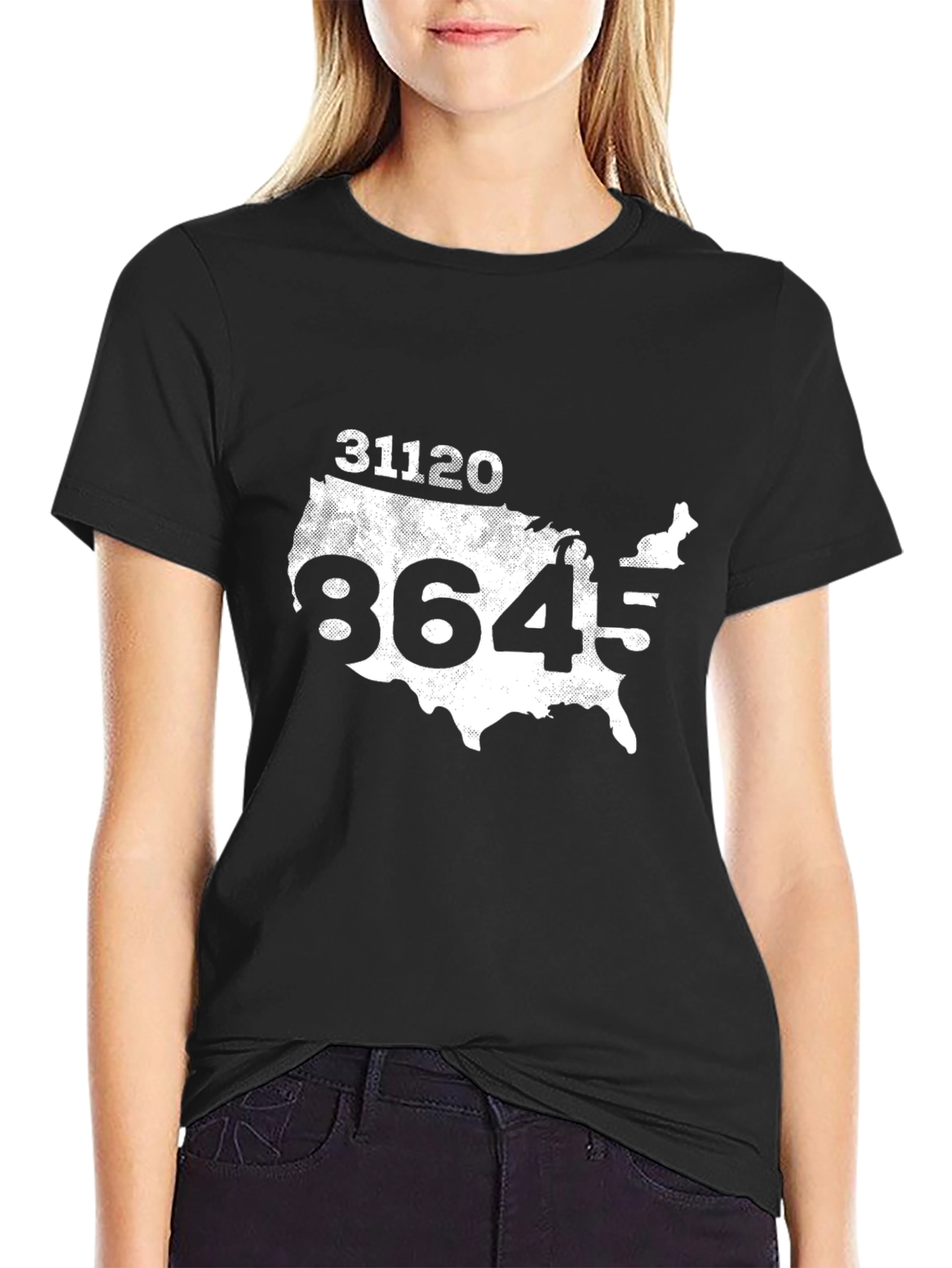 31120 & 8645 USA Map T-Shirt