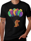 Dachshund Balloon Ride Graphic Tee