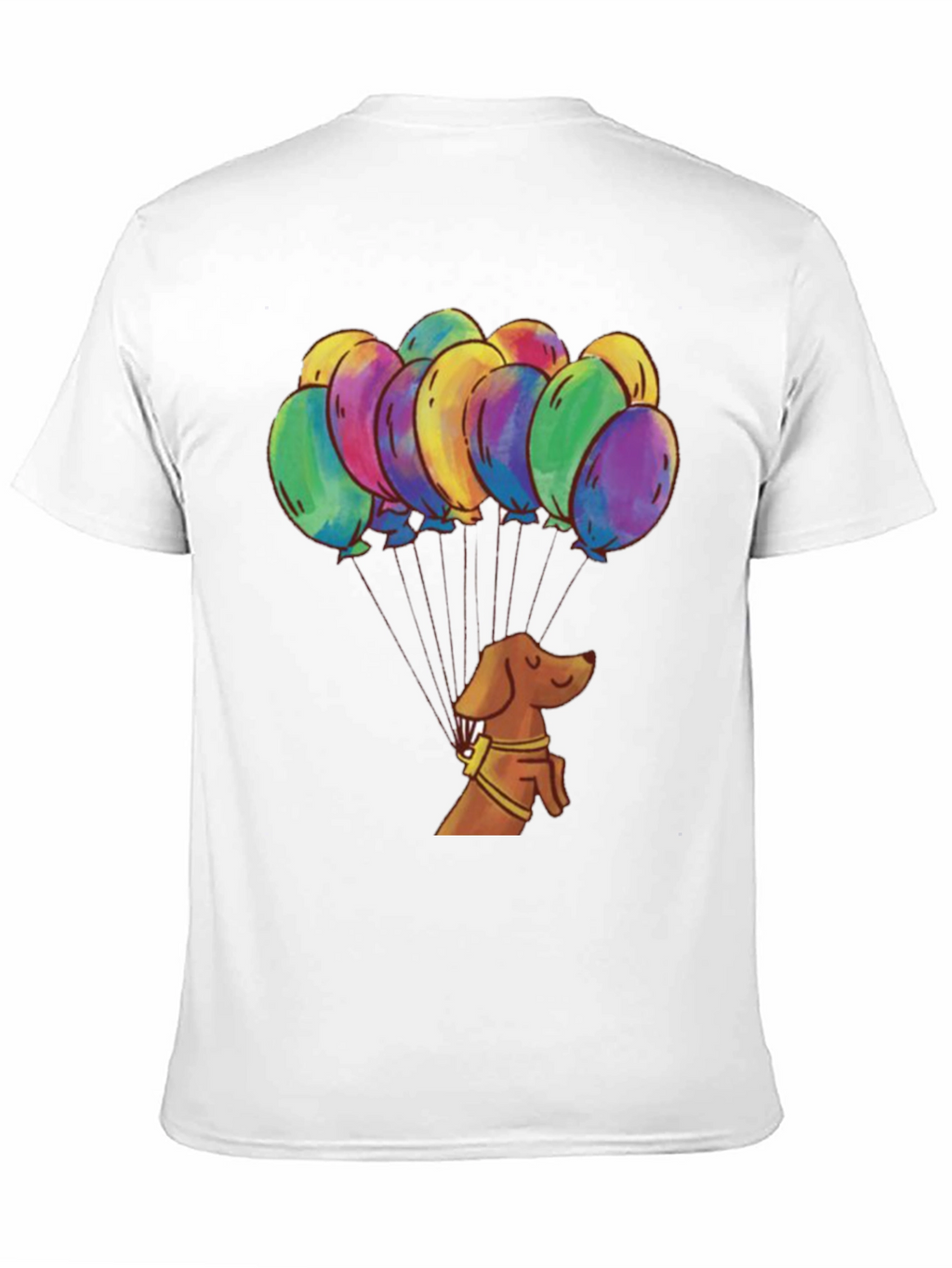 Dachshund Balloon Ride Graphic Tee