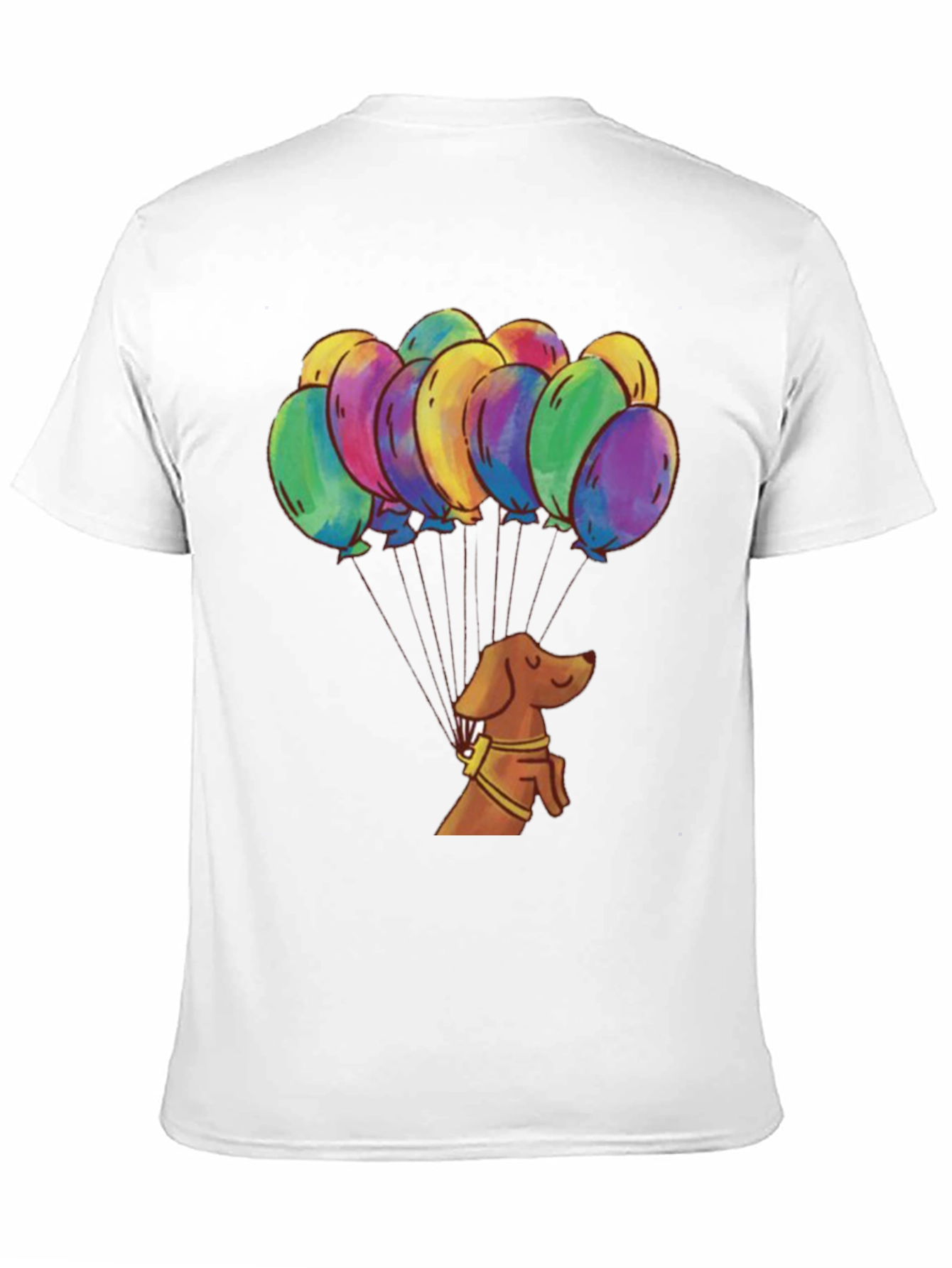 Dachshund Balloon Ride Graphic Tee