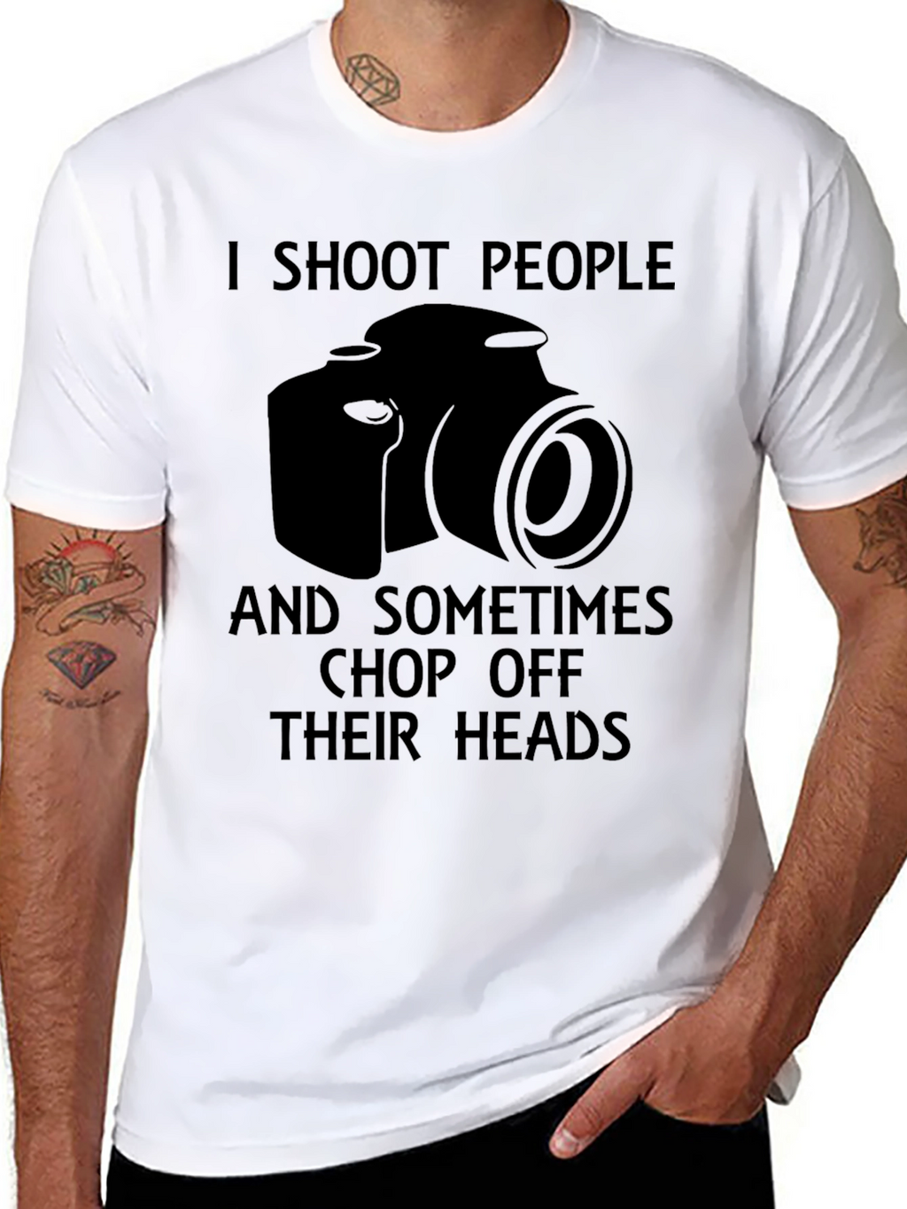 I Shoot People Camera T-Shirt