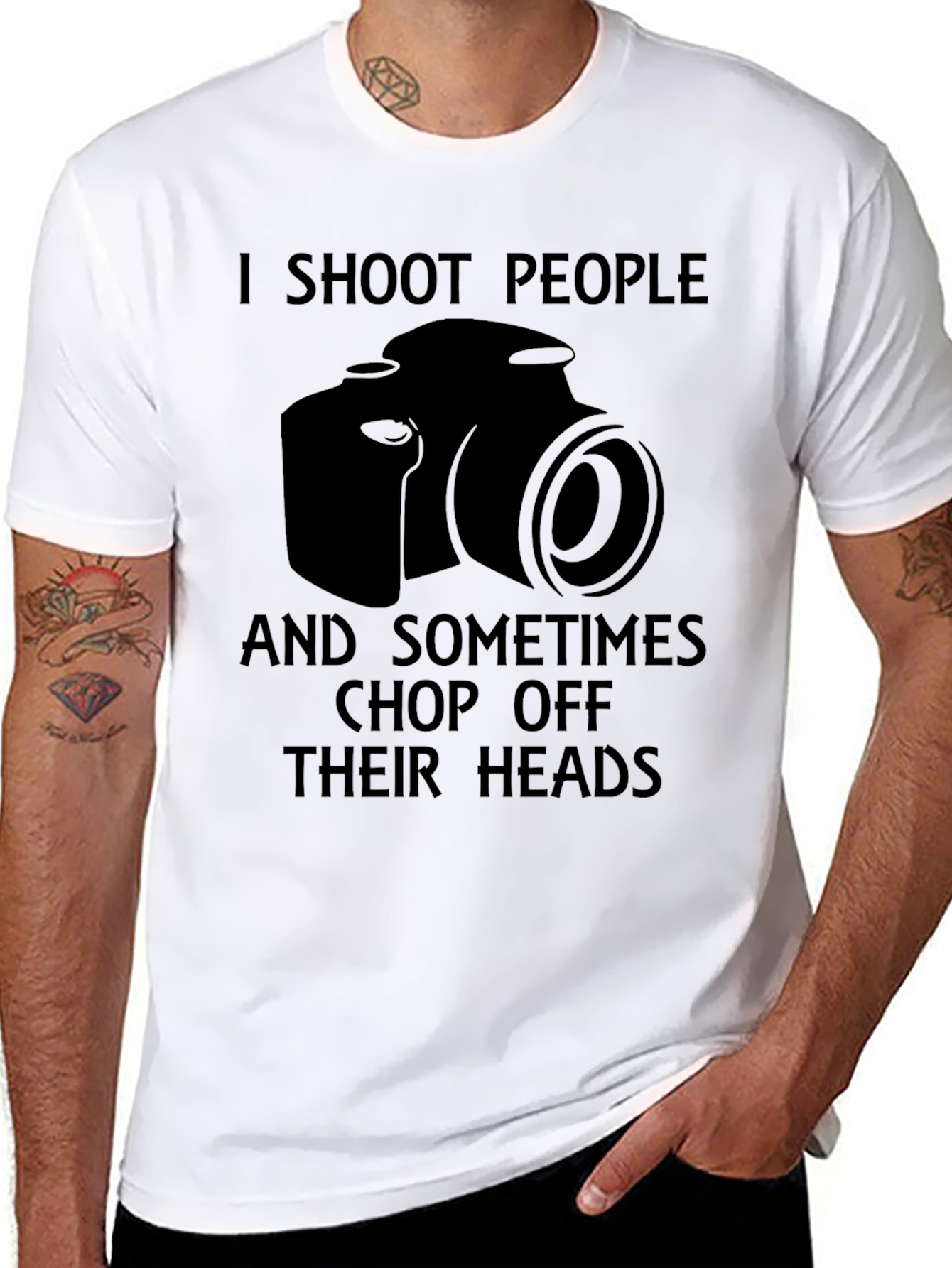 I Shoot People Camera T-Shirt