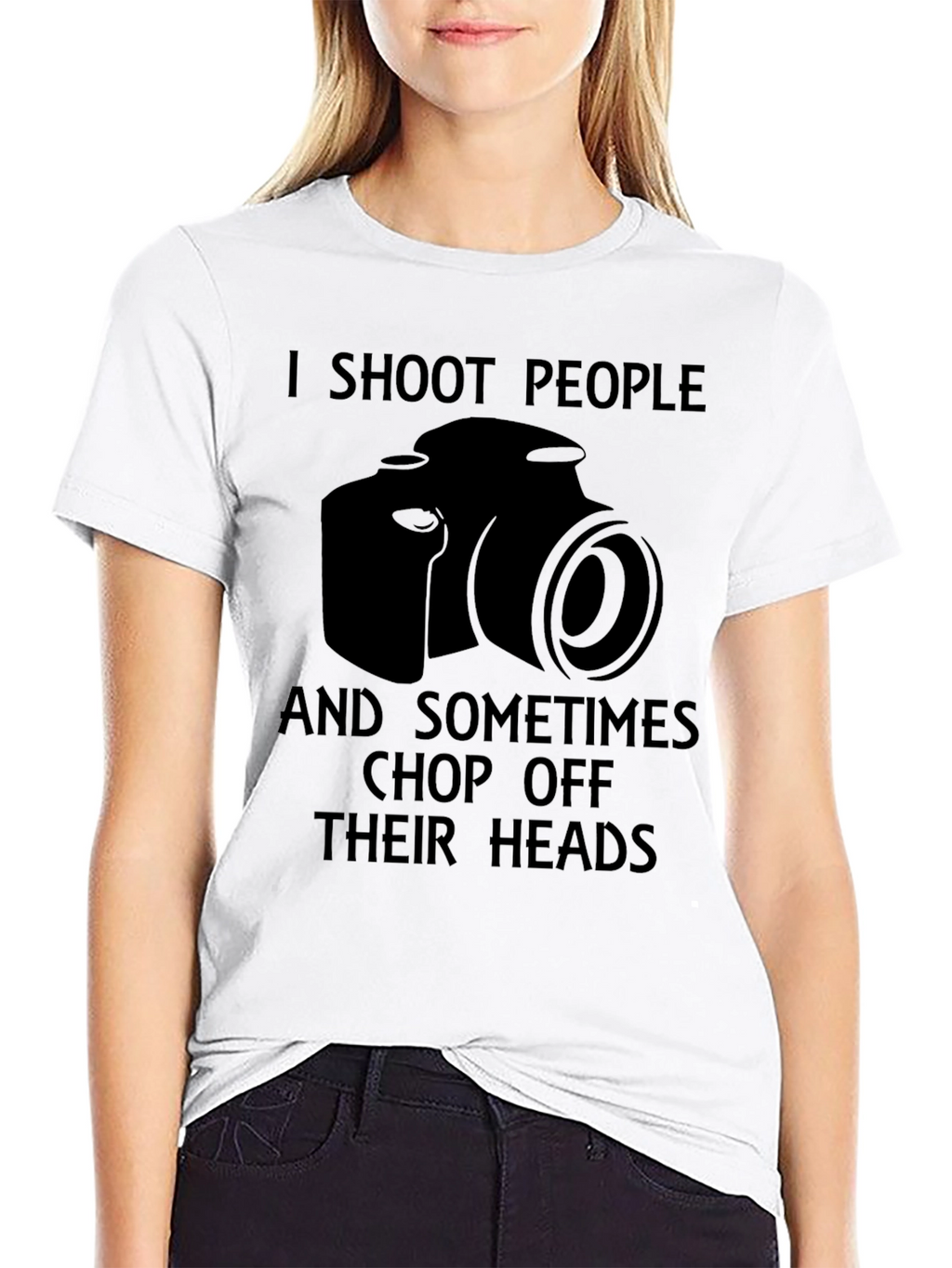 I Shoot People Camera T-Shirt