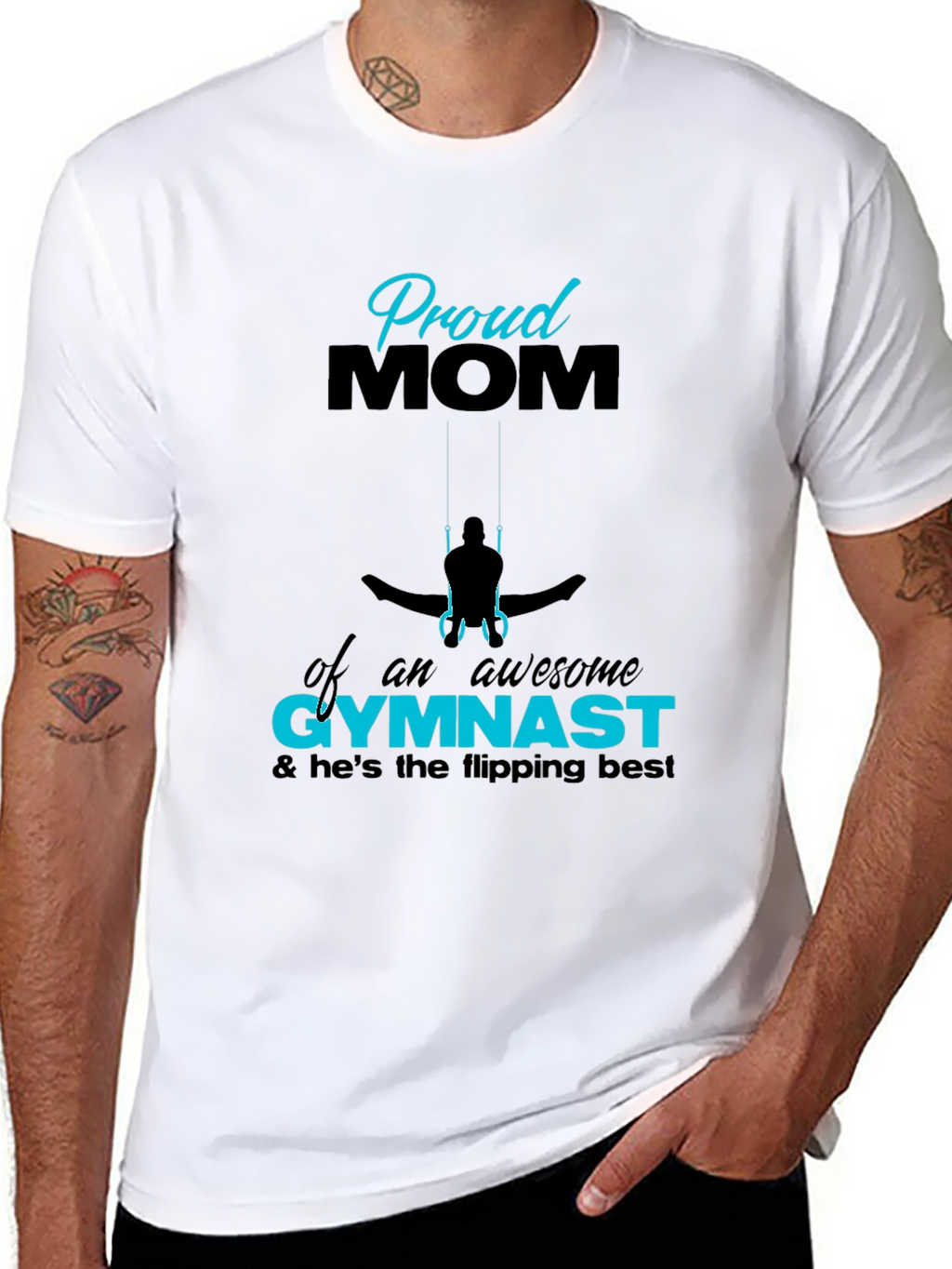 Proud Mom of Awesome Gymnast T-Shirt