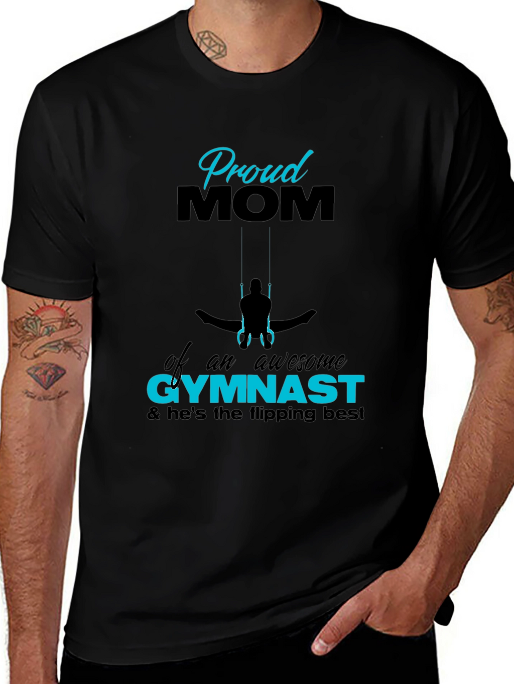 Proud Mom of Awesome Gymnast T-Shirt