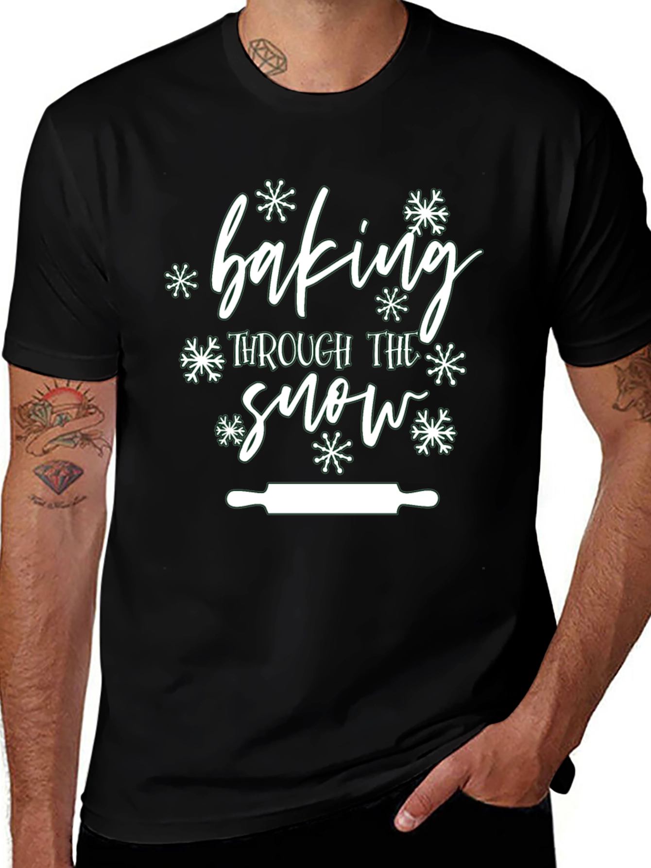 Baking Through the Snow T-Shirt - Holiday Edition