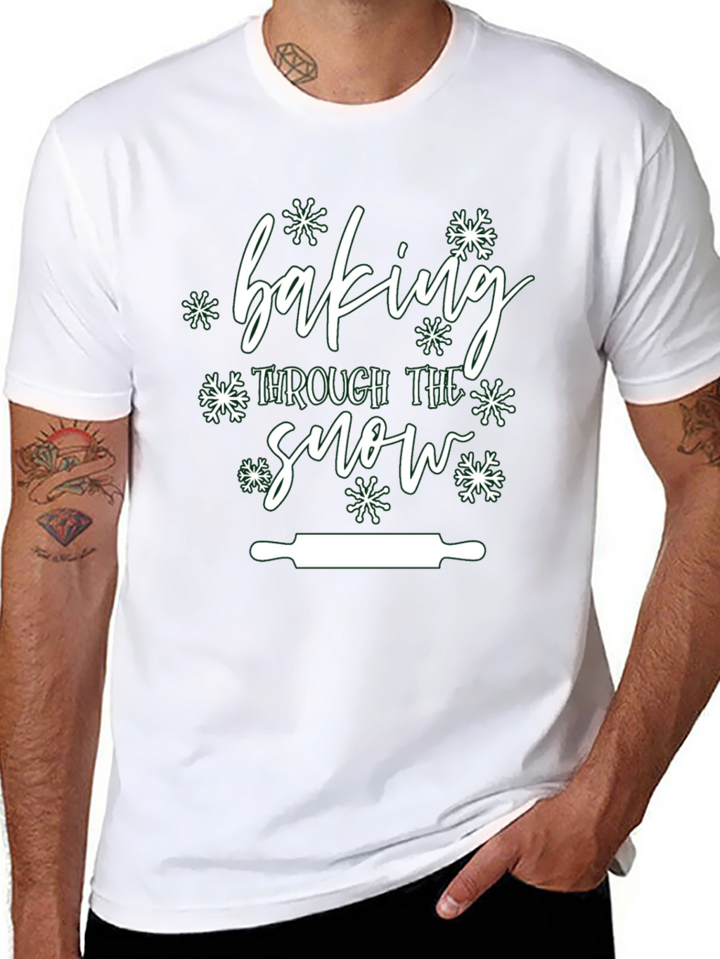 Baking Through the Snow T-Shirt - Holiday Edition