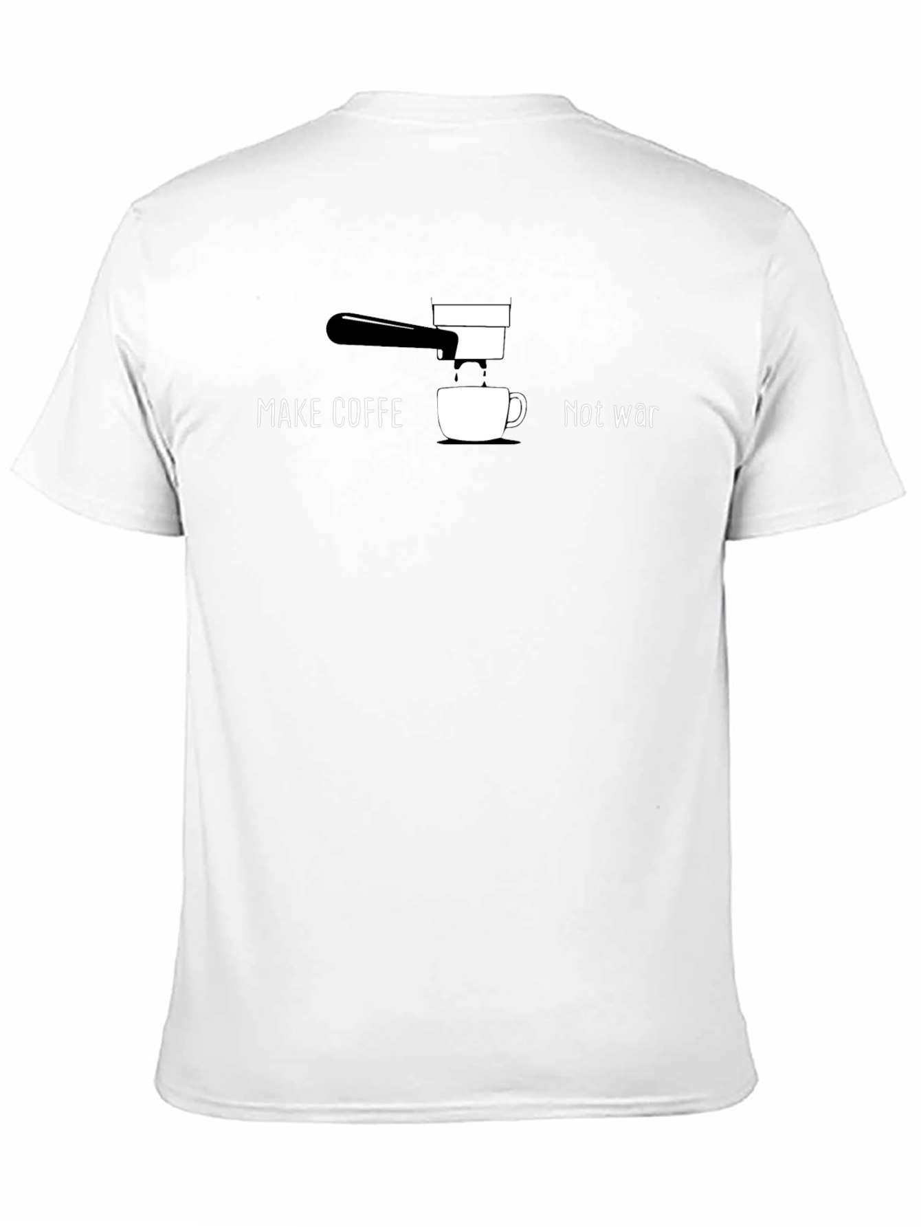 Make Coffee Not War Graphic T-Shirt