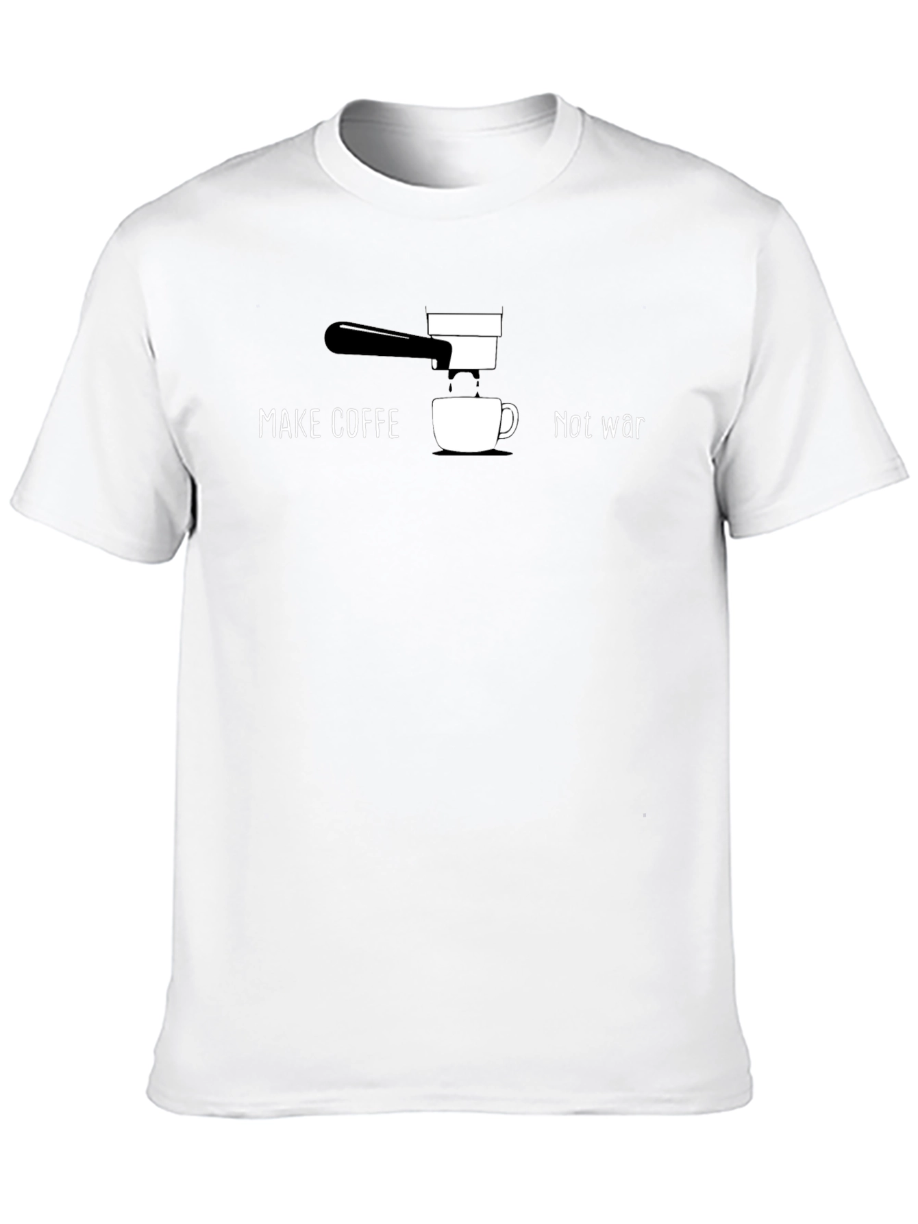 Make Coffee Not War Graphic T-Shirt