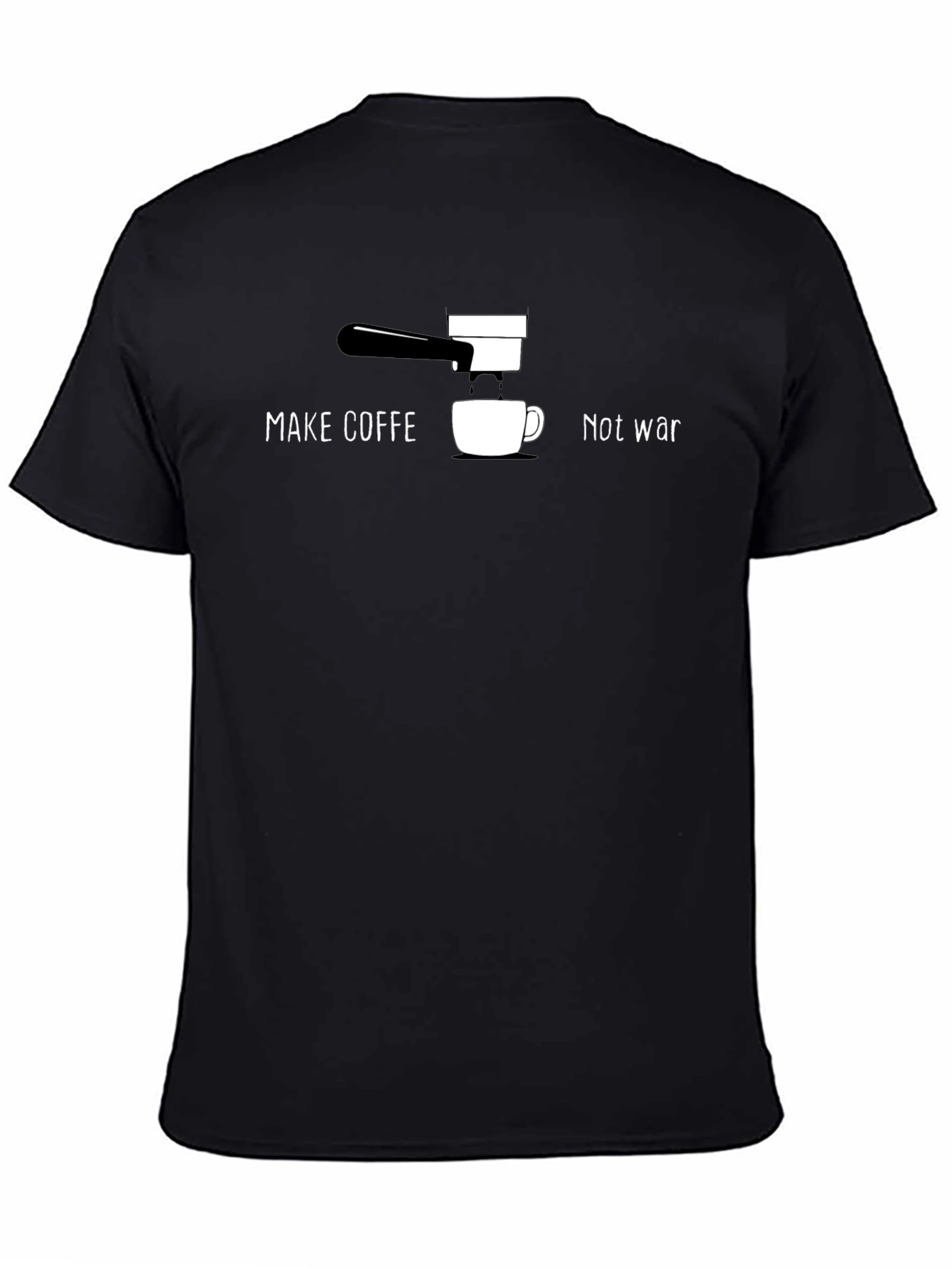 Make Coffee Not War Graphic T-Shirt