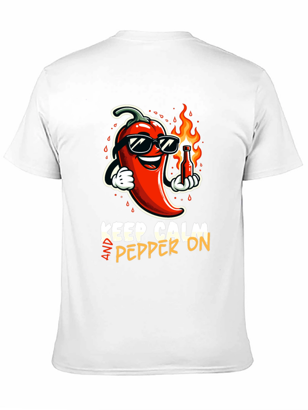 Keep Calm & Pepper On Graphic T-Shirt