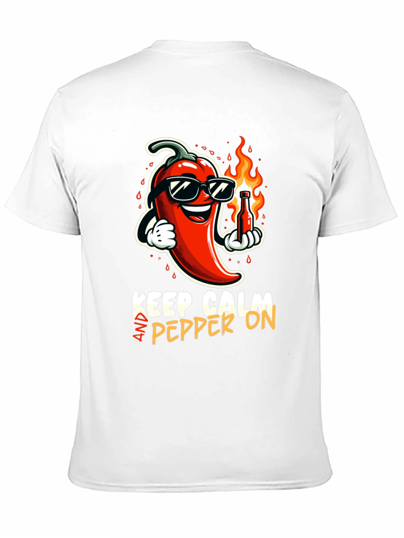 Keep Calm & Pepper On Graphic T-Shirt