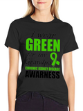 Green Ribbon Chronic Kidney Disease Awareness T-Shirt