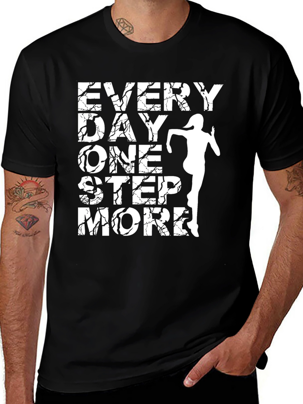 Every Day One Step More Graphic Tee
