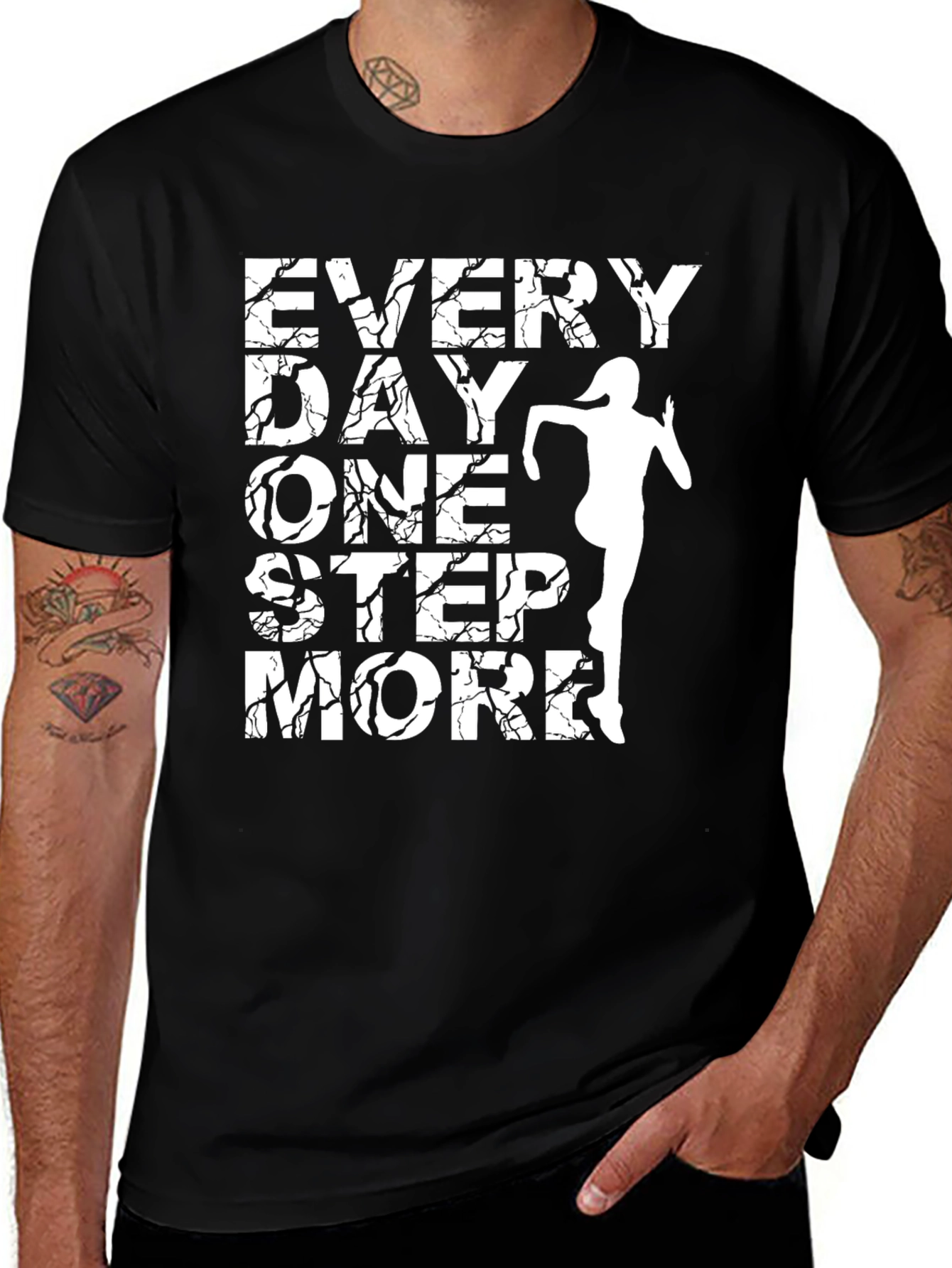 Every Day One Step More Graphic Tee