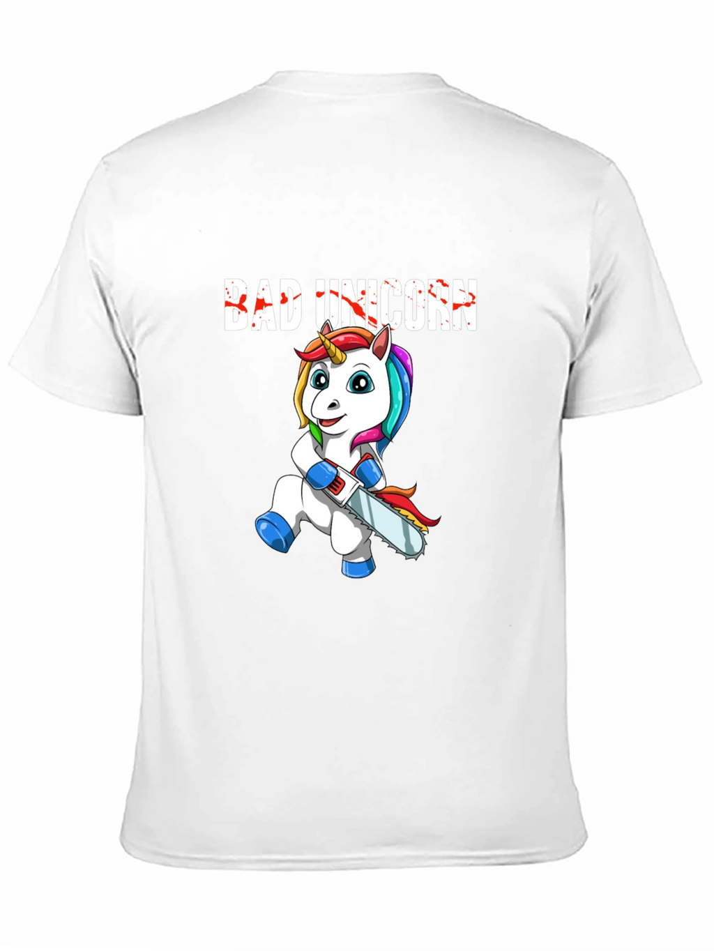 Bad Unicorn Graphic Print T-Shirt