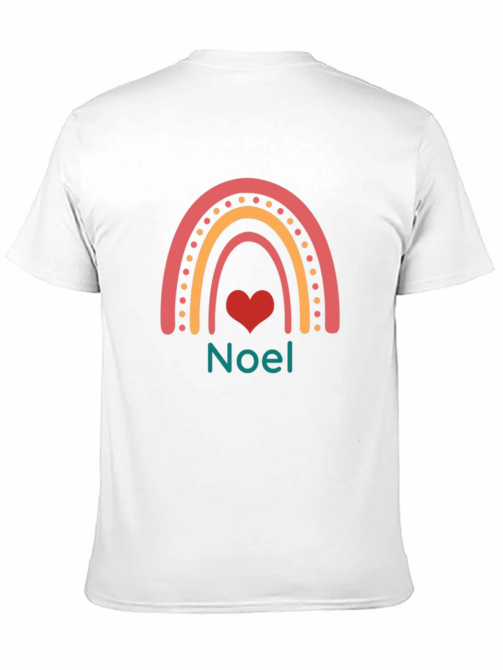 Festive Noel Rainbow Heart T-Shirt