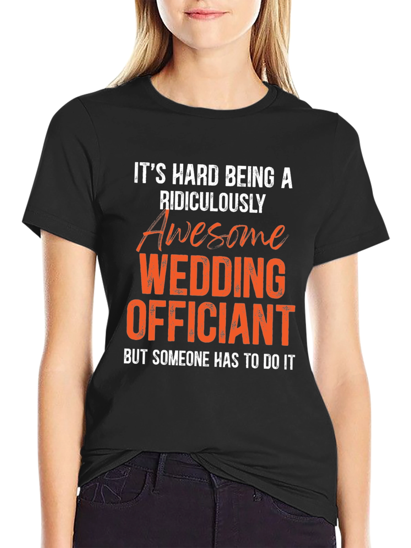 Awesome Wedding Officiant Graphic Tee