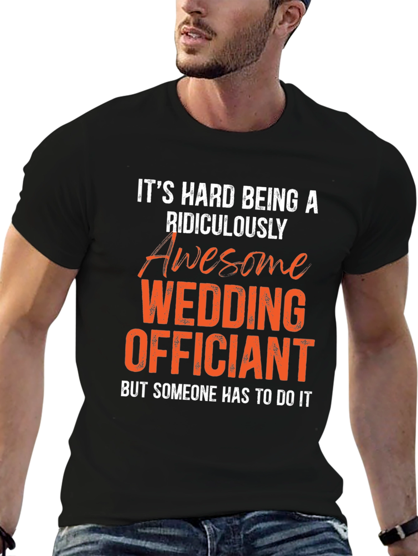 Awesome Wedding Officiant Graphic Tee