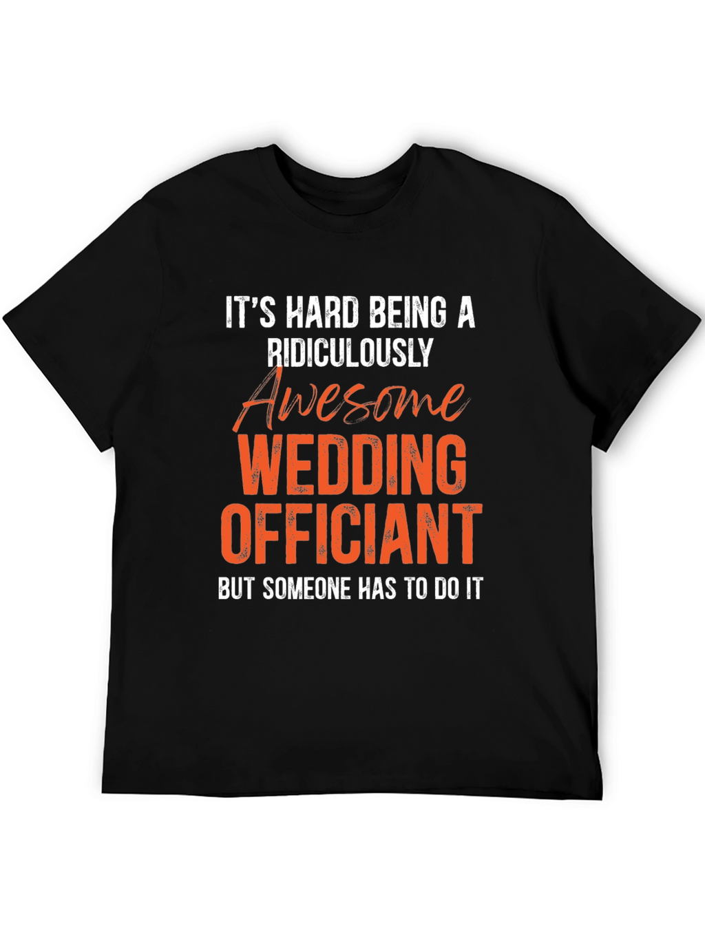 Awesome Wedding Officiant Graphic Tee