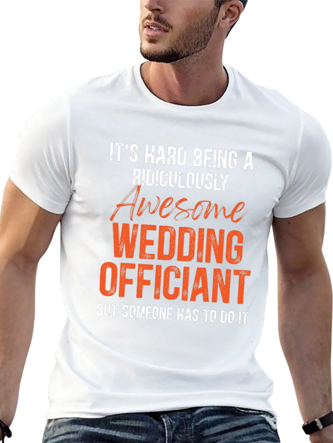 Awesome Wedding Officiant Graphic Tee