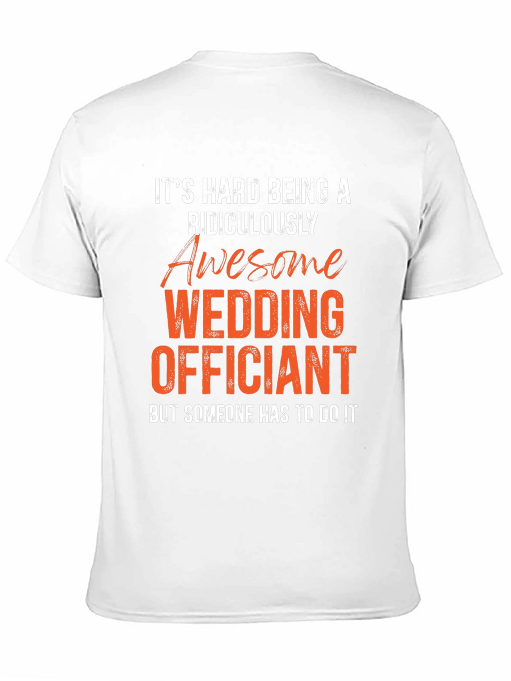 Awesome Wedding Officiant Graphic Tee