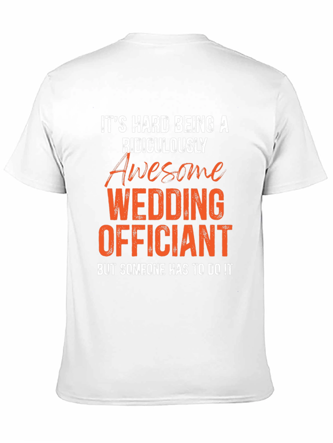 Awesome Wedding Officiant Graphic Tee