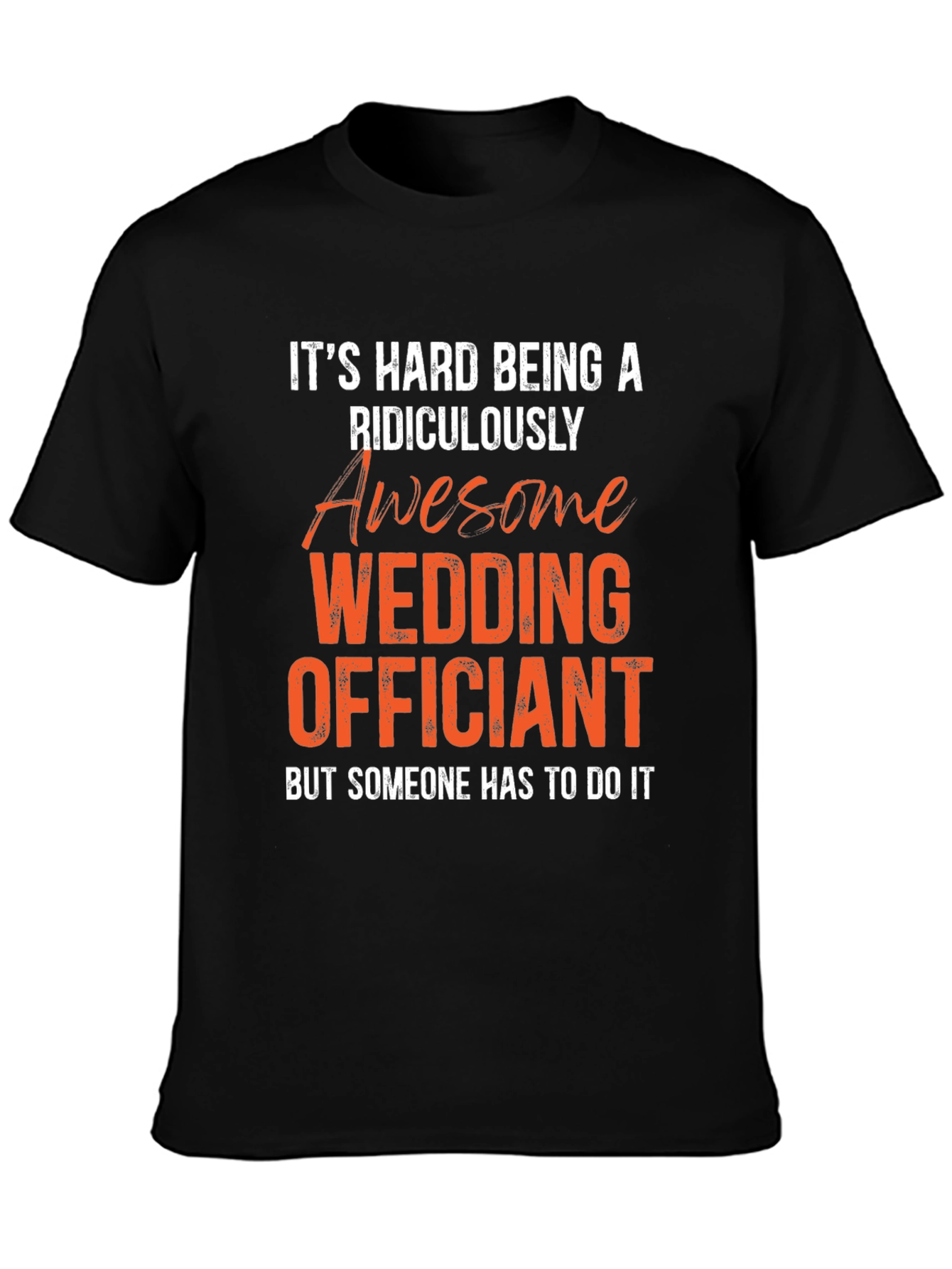Awesome Wedding Officiant Graphic Tee