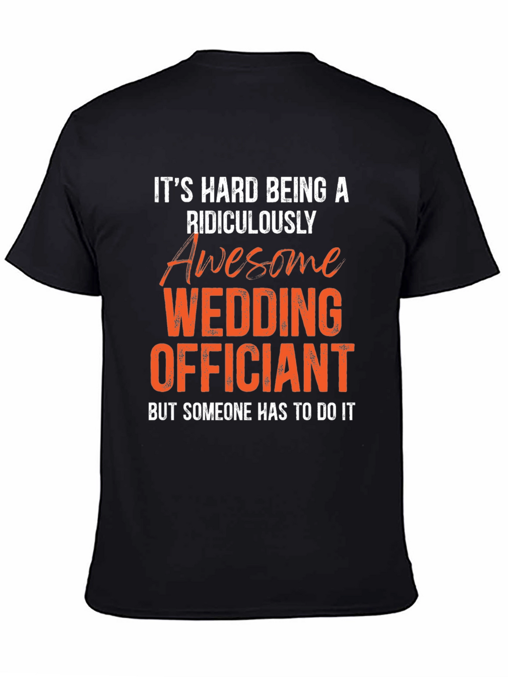Awesome Wedding Officiant Graphic Tee