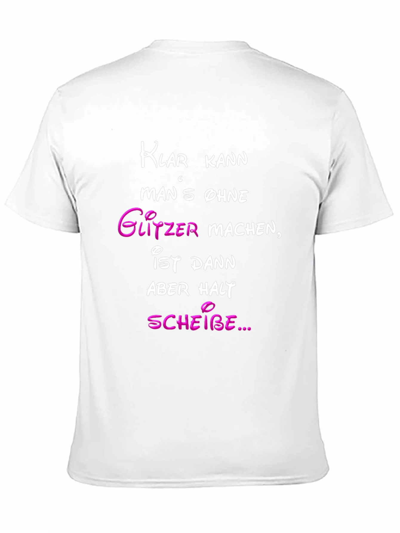 Funny German Glitter T-Shirt