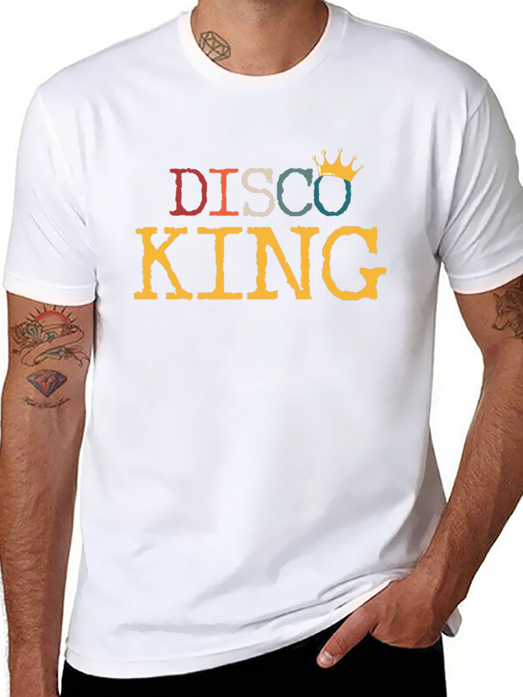Disco King T-Shirt - Retro Party Tee