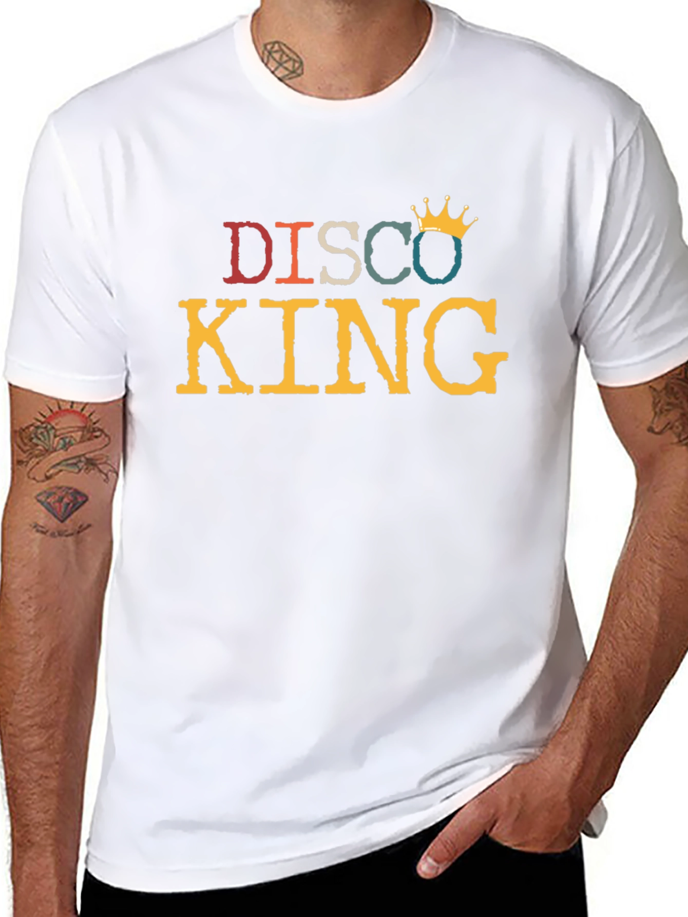 Disco King T-Shirt - Retro Party Tee