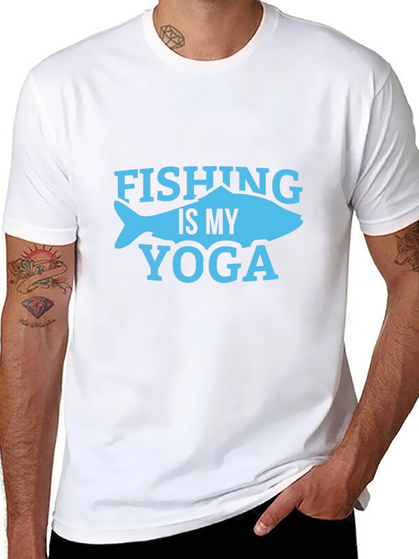 Fishing Is My Yoga Graphic Tee