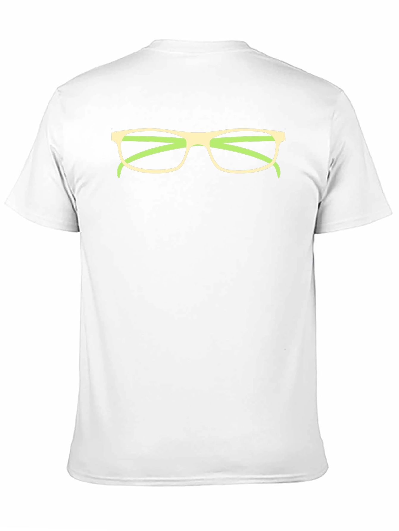 Funny Glasses Graphic Tee - Black Cotton T-Shirt