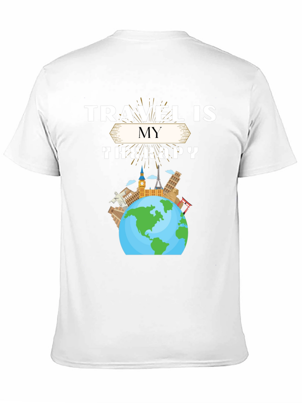 Travel Is My Therapy Graphic Tee