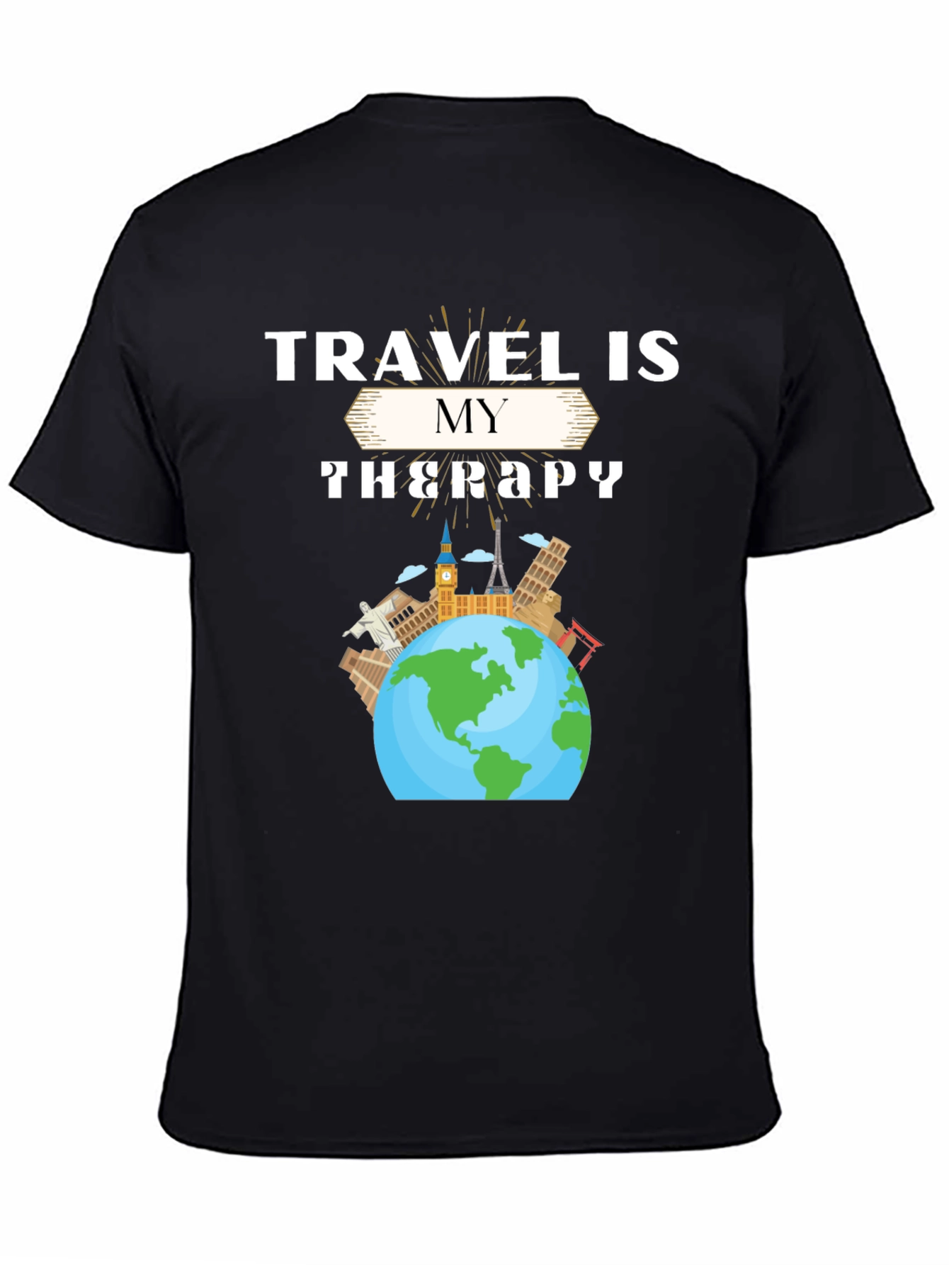 Travel Is My Therapy Graphic Tee