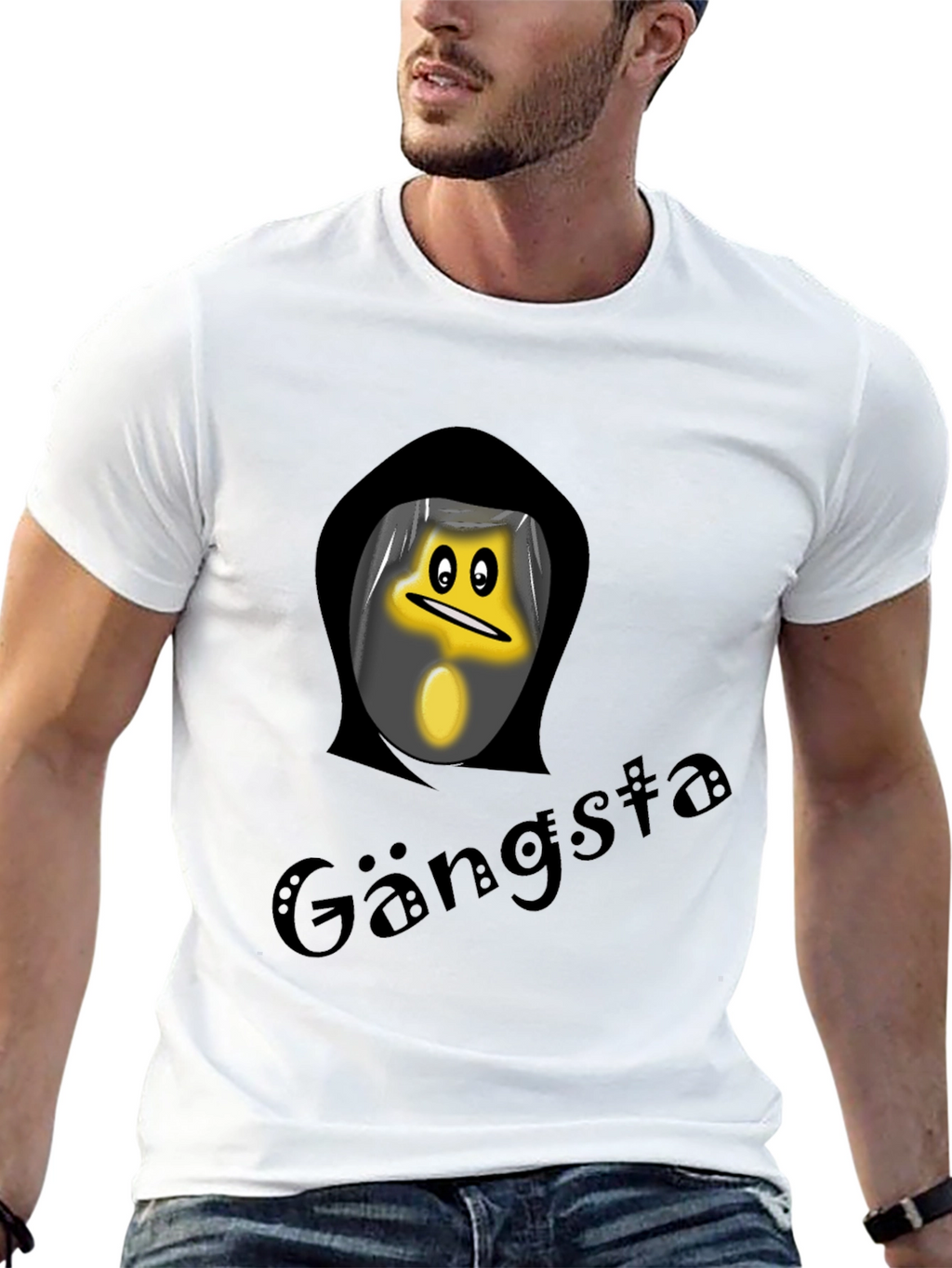 Gangsta Star Black T-Shirt