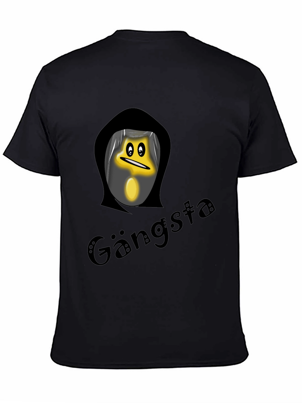Gangsta Star Black T-Shirt