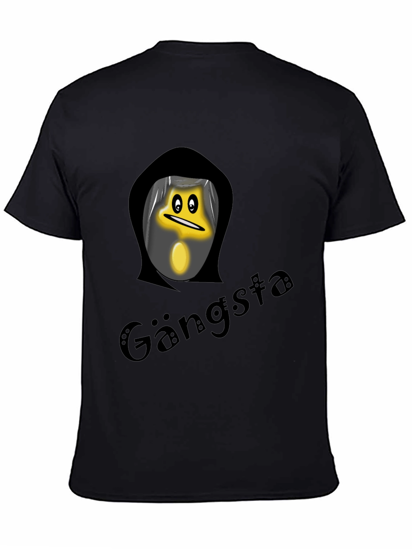 Gangsta Star Black T-Shirt