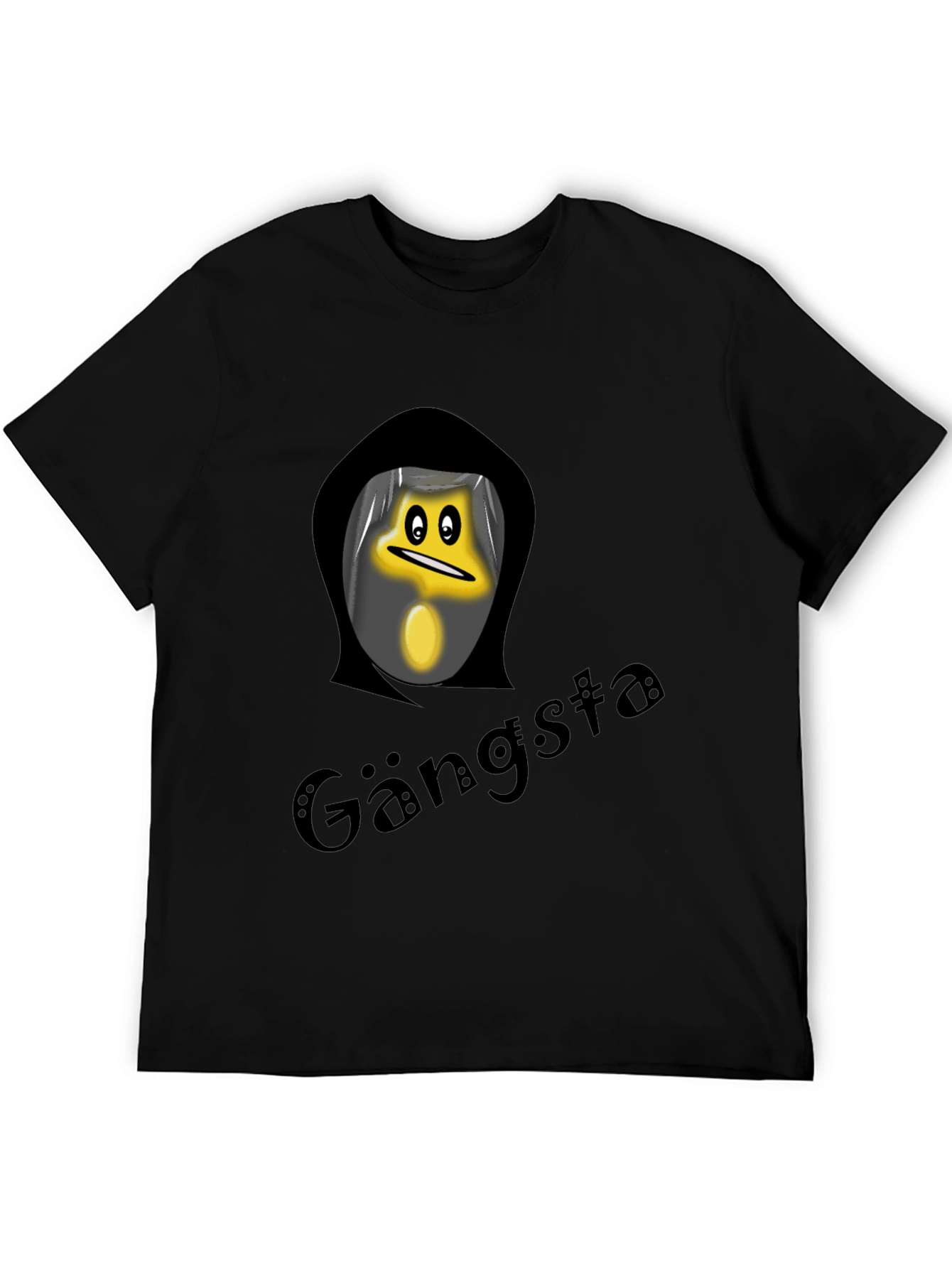 Gangsta Star Black T-Shirt